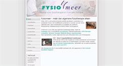 Desktop Screenshot of fysiomeer.nl