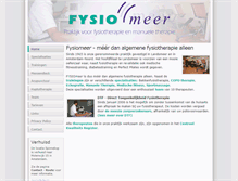 Tablet Screenshot of fysiomeer.nl